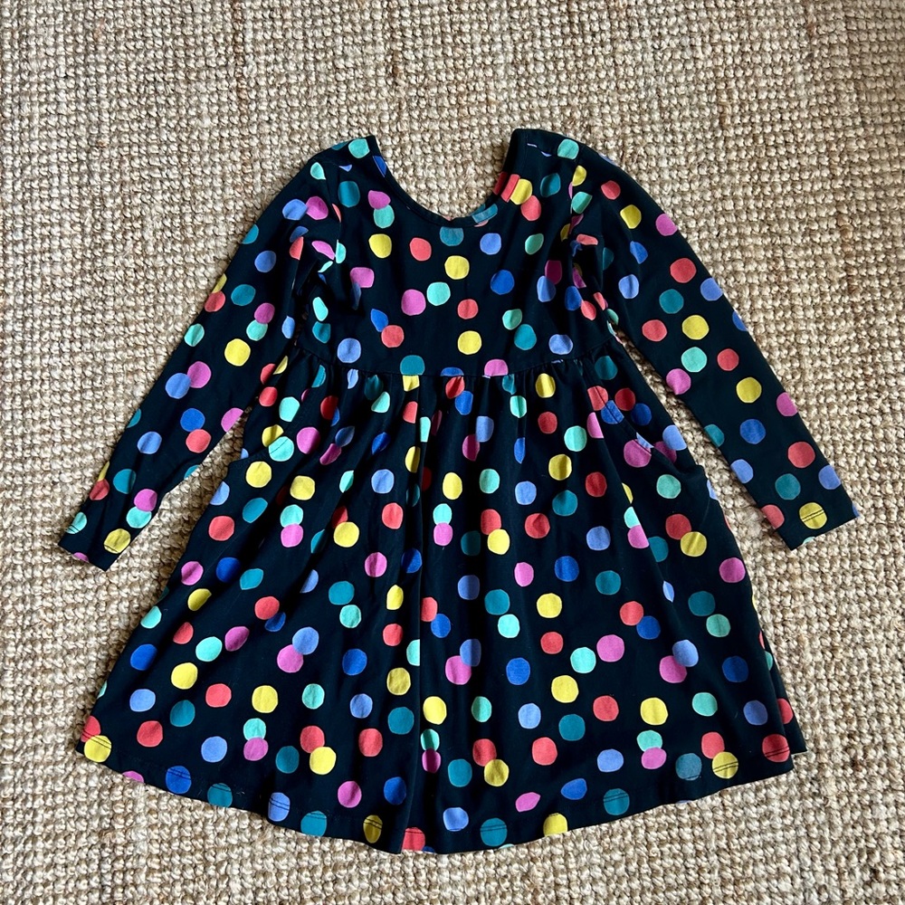 Hanna Andersson Polka Dot Dress - size 6/7